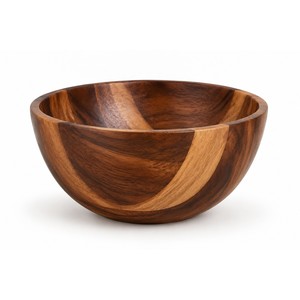 Tazón para Mezclar de Madera de Acacia Bicolor Hecho a Mano al por Mayor |   Cocina Artesanal - Product Image 1