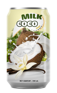 Boisson au lait et à la noix de coco aromatisée, 330 ml, en canette, rafraîchissante, du Vietnam, pour OEM/ODM, échantillon gratuit. - Product Image 3