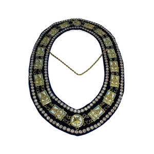 Collar de Cadena Reglamentario de Gran Oficiales de Malta, Chapado en Oro, Bajo MOQ, Collar Masónico Personalizado - Product Image 2