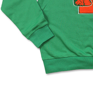 เสื้อสเวตเชิ้ตผู้ชายสีเขียว พิมพ์ลายตัวอักษร 1887 และโลโก้รูปงูด้านหน้า คอกลม แขนยาว ผ้าถัก คอตตอน ใส่ได้ในฤดูใบไม้ร่วง - Product Image 2