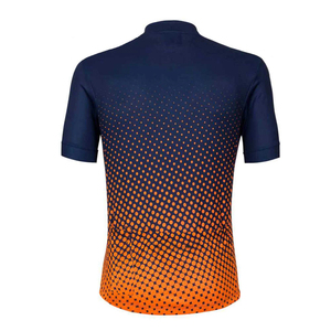 Chemise décontractée à manches courtes boutonnée pour homme, séchage rapide, 100 % coton, toile tricotée, brodée, coupe classique, bleu, noir, gris - Product Image 6