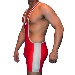 High Quality Mens Wrestling Singlet Custom for Stretch Compression Gear Quick Dry Breathable <b>Professional</b> Matches - Product Image 3