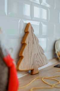 Décoration de Noël en bois motif arbre, idées d'artisanat fait main, moderne, écologique, taille personnalisée - Product Image 2