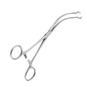Pinza Quirúrgica Carótida Javid de Acero Inoxidable, Instrumento Vascular de Precisión para Oclusión Controlada de Vasos en Cirugía Carótida - Product Image 1