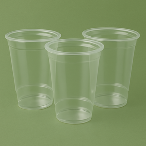 Super Quality Factory Low Price Classic Design PP <b>Plastic</b> Cups with Lid Transparent Disposable Cups Custom Sizes 12/16/24oz - Product Image 2