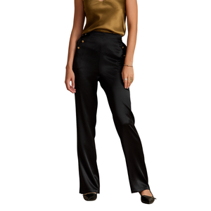 Pantalons imprimés pour femmes avec une silhouette large et tendance et un imprimé à la mode - Product Image 4