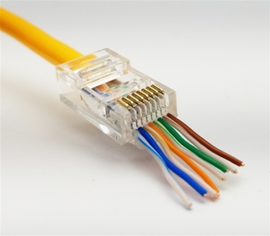 Câble <span class=keywords><strong>Ethernet</strong></span> Rg45 Clamp Wire Cabl Conector RJ 45 Cat 6 Sftp Utp Plug Pass Through RJ45 Connector CAT6 - Product Image 6