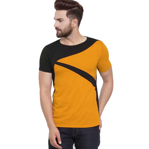 New Latest Design Casual Customized Breathable <b>Men</b> <b>T</b>-<b>Shirts</b> <b>Ringer</b> High Quality Premium Design for Adults Polyester/Cotton 220g - Product Image 1