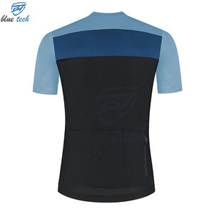 Maillot de cyclisme pour hommes, respirant, séchage rapide, écologique, antibactérien, en polyester, vêtements de vélo de route, design personnalisé, transfert thermique - Product Image 2