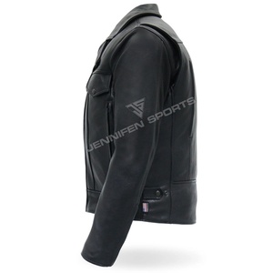 High Quality New Fashion Men's Motorcycle Genuine Cowhide Leather <b>Jacket</b> Breathable Windproof Winter <b>Plus</b> <b>Size</b> - Product Image 3