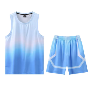 Uniformes de Baloncesto de Diseño de Fábrica, Conjuntos Cortos Transpirables, Uniformes de Equipo con Sublimación, Hechos a Medida, Tallas Grandes - Product Image 3