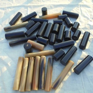 Manches en corne de buffle pour couteaux personnalisés, ébauches cylindriques naturelles en corne, fournitures pour artisans fabricants de couteaux, directement du fabricant - Product Image 5