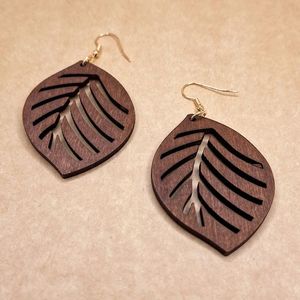 เครื่องประดับไม้แกะสลักรูปหยดน้ำ งานฝีมือพื้นบ้าน สำหรับตกแต่ง - Product Image 6