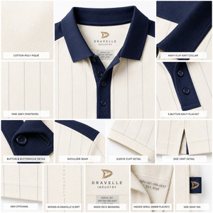 Custom <b>Men</b>’s <b>Polo</b> <b>Shirts</b> Manufacturer Cotton Pique Short Sleeve <b>Polo</b> T-<b>Shirts</b> with Embroidered Logo OEM Wholesale - Product Image 5
