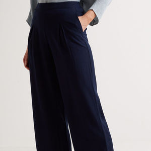 Pantalones Largos Deportivos de Moda para Mujer, Cintura Elástica, Logotipo Personalizado, Pantalones Anchos con Pierna Acampanada, Lisos, de Poliéster para Entrenamiento - Product Image 1