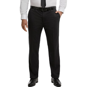 กางเกงขายาวทรงตรงสำหรับผู้ชาย ทรงปกติ – กางเกงลำลองสำหรับธุรกิจ สำนักงาน และกางเกงทางการสำหรับผู้ชาย - Product Image 1