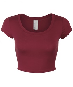 Summer Vintage t Shirt High Quality 230gsm <b>Crop</b> <b>Top</b> Women Custom Brand Logo Manufacturers - Product Image 1