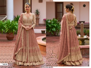 Tenue traditionnelle brodée pour femmes, élégante robe indienne et pakistanaise Salwar, disponible au meilleur prix - Product Image 3