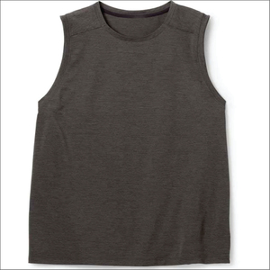 Nueva Llegada, Logotipo Personalizado, Precios al por Mayor, Camiseta sin Mangas Casual de Poliéster/Algodón Tejido para Hombre, Secado Rápido, Transpirable, Bordado - Product Image 5