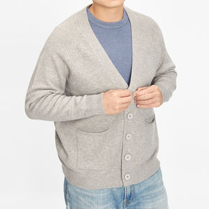 Cardigan pour homme, coupe ajustée, veste tendance, cardigan boutonné avec poches - Product Image 5