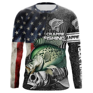 Chemise de pêche avec drapeau canadien pour hommes, manches longues, UPF 50, anti-UV, polyester imprimé, vêtements d'extérieur - Product Image 3