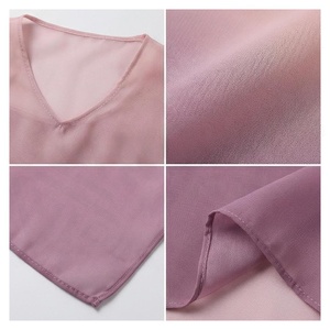 Women's Chiffon Scarf Color Blocking Long Elegant Multi-Functional All Seasons Daily Wear Shawl - Product Image 4