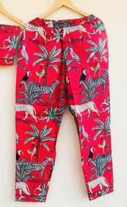 Women Printed Pajama Set Cotton Nightwear Long Sleeve Shirt Pants Sleepwear Loungewear Custom OEM - Product Image 3