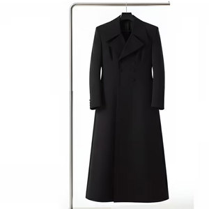 Fashion Winter Wool Overcoat for Men Modern Regular Breathable <b>Fur</b> <b>Trim</b> Warm Fabric Bulk Supply - Product Image 1