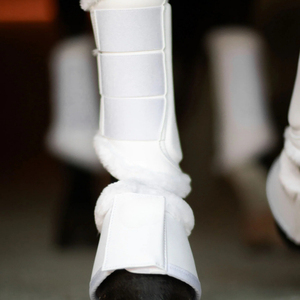 Botas de Protección para Caballos de Alta Calidad Personalizadas, Botas de Protección para Cascos con Ribete de Forro Polar Sintético de Primera Calidad, Botas Duraderas para Protección de Cascos Ecuestres - Product Image 5