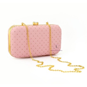 Sequins Designs Powder Pink Color Clutch <b>Bag</b> Purse Evening Clutch <b>Bag</b> with Detachable Chain Strap for Wedding Haldi mehndi <b>Gift</b> - Product Image 1