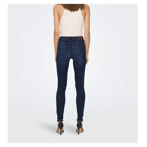 Jean Skinny Femme Taille Haute en Denim Respirant de Qualité, Style Sexy le Plus Vendu, avec Poches, Marque, Couleur Foncée, Coupe Boyfriend, Vente en Gros - Product Image 3