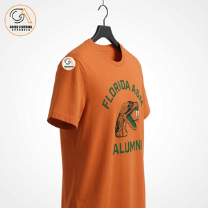 เอฟเอเอ็มยู |   เสื้อยืดคอกลมสีพื้นสำหรับผู้ชาย ทรงปกติ ผ้าเจอร์ซีย์คอตตอน 300 กรัม เป็นมิตรกับสิ่งแวดล้อม ระบายอากาศได้ดี ปักลาย - Product Image 3