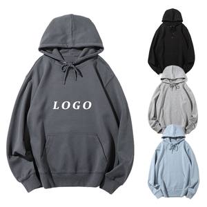 Sweat à capuche surdimensionné personnalisé pour homme, brodé, épais, 100 % coton, style streetwear, service OEM marque privée - Product Image 4