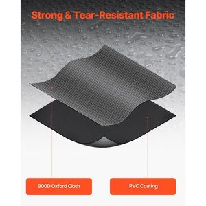 Bolsa de Carga para Techo de Auto 100% Impermeable, Tela Oxford 900D, 21 Pies Cúbicos, Bolsa de Equipaje para Techo de Vehículo - Product Image 4