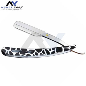 Navajas de Barbero Tradicionales Plegables de Venta Caliente, Maquinilla de Afeitar Recta de Una Sola Hoja con Diseño de Seguridad para Afeitado Masculino para Barberos - Product Image 6