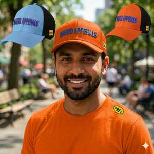 Gorra de Béisbol de Felpa Personalizada con su Propio Logotipo, Diseño OEM, 5 Paneles de Malla, Cierre a Presión, Unisex, con Parche Impreso en Serigrafía - Product Image 1