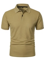 Chemise boutonnée à manches courtes unie pour homme, qualité supérieure, 100 % coton sergé respirant, ODM