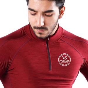 Men Sport <b>Jacket</b> Lightweight Athletic Training <b>Zip</b>-<b>Up</b> Windbreaker Activewear Outdoor Fitness <b>Jacket</b> Casual Sportswear Burgundy - Product Image 5
