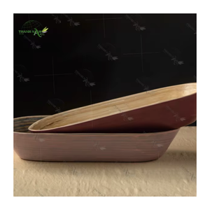 Plateau en bambou sculpté à la main, écologique et durable, finition laquée imperméable, articles de cuisine pour la maison, vente en gros - Product Image 4
