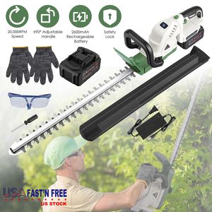 Cortasetos Eléctrico Inalámbrico de 21V con Cuchillas de Doble Acción, Diámetro de Corte de 0.6'', Recortadora Manual para Arbustos y Hierba, Producto Seguro - Product Image 2