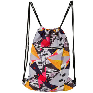 กระเป๋าเป้สะพายหลังแบบมีเชือกผูกพร้อมโลโก้สั่งทำพิเศษ บุด้วยโพลีเอสเตอร์และคุณสมบัติกันน้ำ คุณภาพสูง ผลิตในประเทศปากีสถาน - Product Image 2