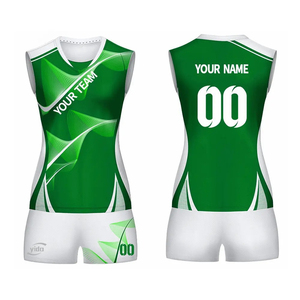 High Quality Volleyball <b>Uniform</b> New Design with Quick Dry & Breathable Features Latest Set Style - Product Image 5