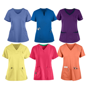 SAOMAI, superventas, uniformes médicos para mujer, ropa suave para enfermera, diseño personalizable, uniformes de Hospital superiores directos de fábrica - Product Image 1