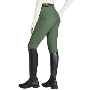 Leggings d'équitation personnalisés avec logo, pantalons taille haute pour femmes, antidérapants en silicone, jodhpurs et culottes d'équitation - Product Image 5