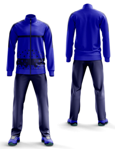 Chándal Deportivo Personalizado con Sublimación, Transpirable, Impermeable, de Malla de Poliéster Elástica en Cuatro Direcciones, para Hombre, con Cierre en la Espalda y el Cuello - Product Image 2