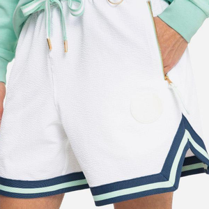 Pantalones Cortos de Baloncesto para Hombre, Corte Holgado, Lona, Logotipo Personalizado, Dobladillo Inferior, Secado Rápido, Transpirables, Cierre con Cordón, Precio Razonable - Product Image 3