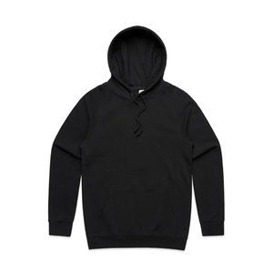 Sudadera con Capucha de Color Sólido para Hombre y Mujer, Otoño Invierno, Sudadera de Algodón de Manga Larga, Corte Regular, Color Negro - Product Image 4