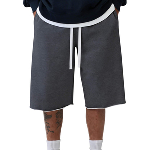 Shorts d'extérieur haut de gamme pour hommes, en tissu polaire doux, respirant, confortable, à porter au quotidien, bas de sport décontractés pour hommes - Product Image 4