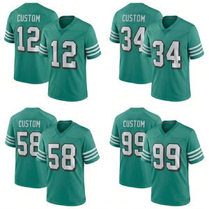 Lightweight Sublimated Custom American Football Jersey Breathable Shorts Sleeve Anti-Bacterial Summer <b>Athletic</b> Shirt Apparel - Product Image 1