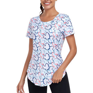 T-shirt de haute qualité pour femmes, léger, sublimation, couleur personnalisée, vêtement décontracté, t-shirt sublimation femme - Product Image 1